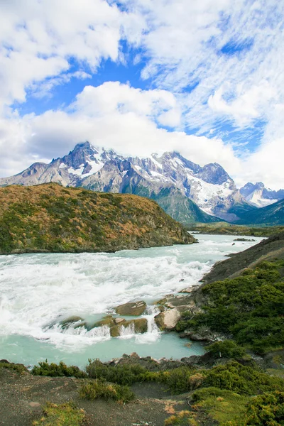 Torres del Paine nationalpark i Patagonien, Chile — Stockfoto