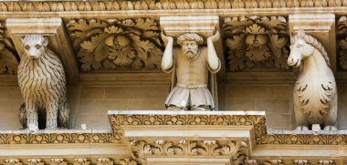 Santa Croce Barok kilise Lecce