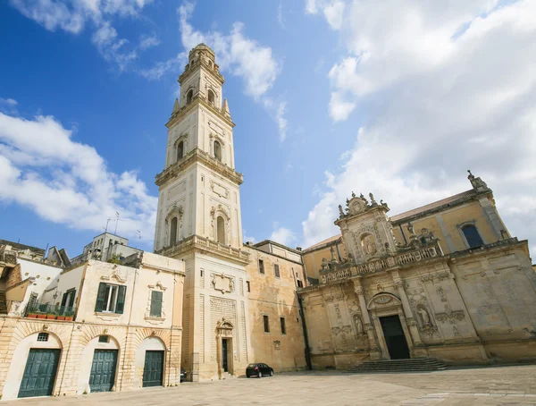 Cathedral of the Assumption of the Virgin Mary in Lecce, Italy — Stock Photo, Image
