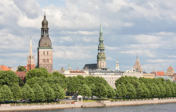 Vista sobre Riga, Letonia — Foto de Stock