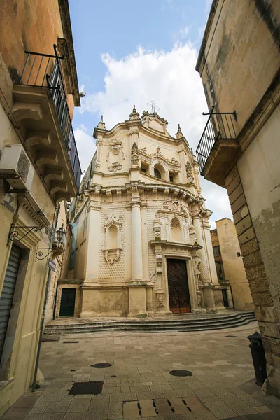 Templom Szent Matthew Lecce, Puglia, Olaszország — Stock Fotó