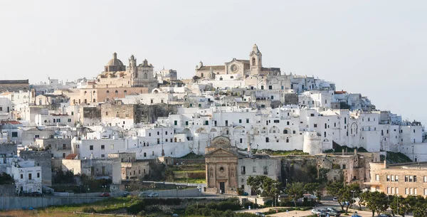 Δες στο κέντρο του ostuni, puglia, Ιταλία — Φωτογραφία Αρχείου