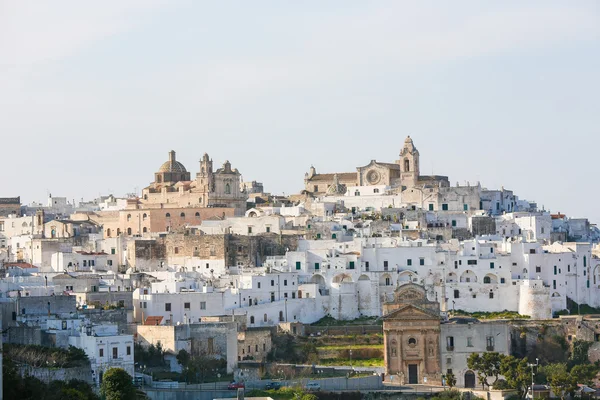 Δες στο κέντρο του ostuni, puglia, Ιταλία — Φωτογραφία Αρχείου