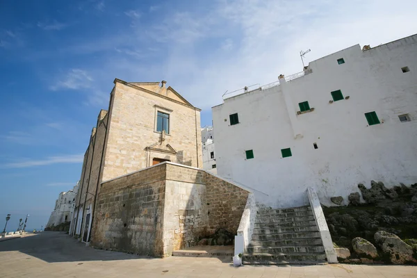 Murs de ville d'Ostuni, Pouilles, Italie — Photo