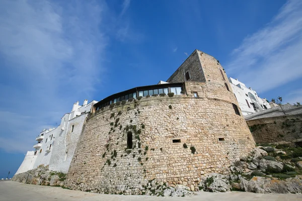 Městské hradby Ostuni, Puglia, Itálie — Stock fotografie