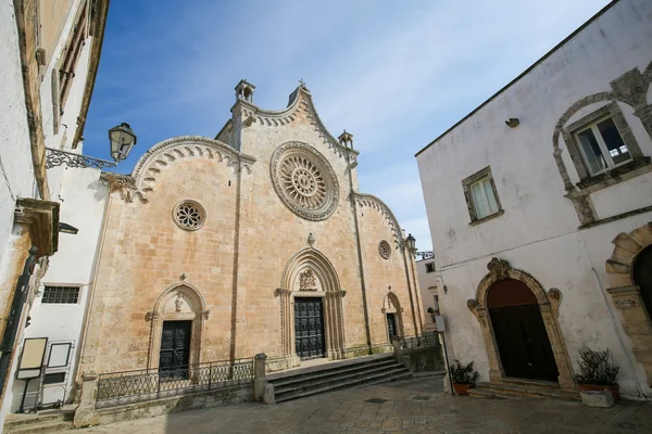 Kathedraal van Ostuni, Puglia, Italië. — Stockfoto