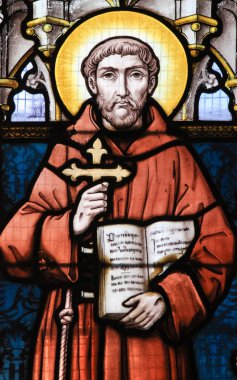 Vitray - Saint Francis Asisi