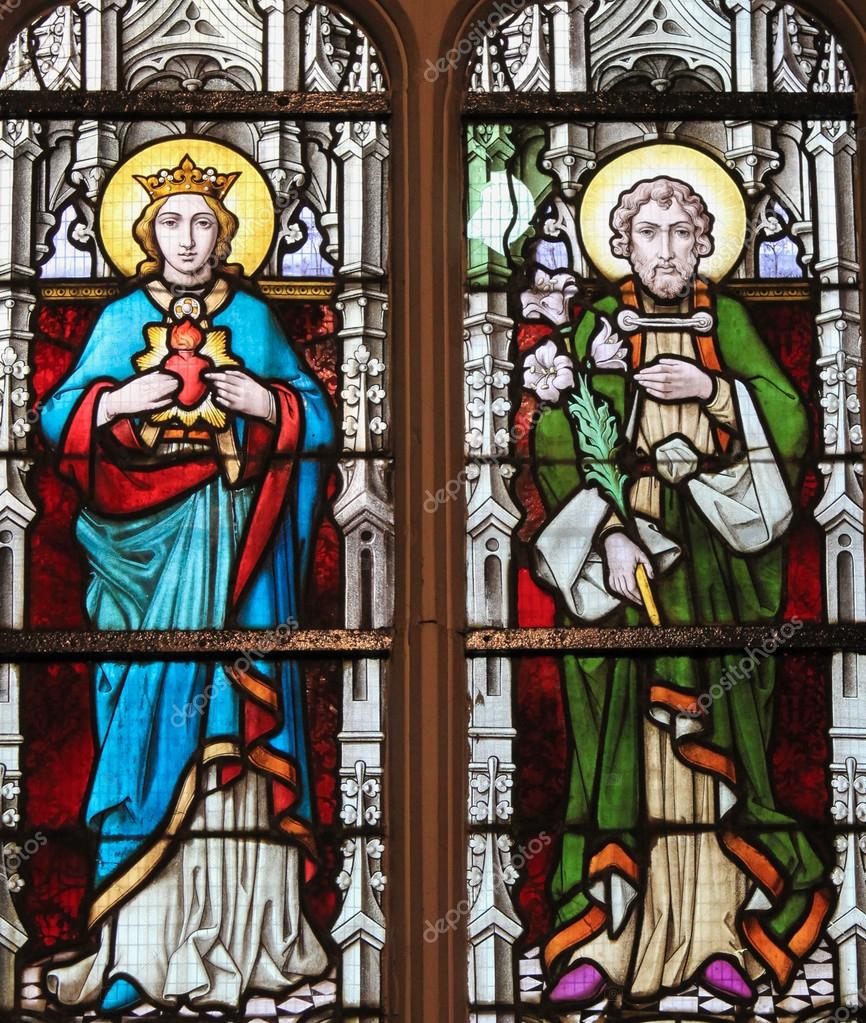 イエス・キリストと三人の天使 ヴィンテージ ステンドグラス アメリカ製 教会 イエス・キリストと三人の天使 ヴィンテージ ステンドグラス アメリカ