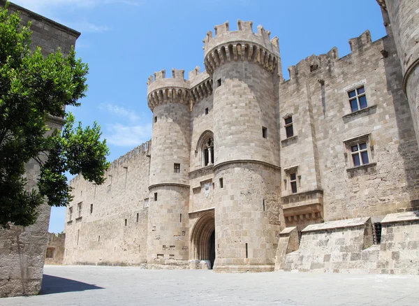 Palácio do Grão-Mestre dos Cavaleiros de Rodes, Grécia — Fotografia de Stock