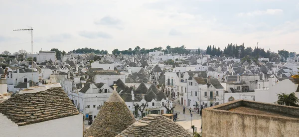 Trulli Alberobello, Puglia, İtalya — Stok fotoğraf