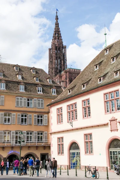 Catedral de Estrasburgo, Alsácia, França — Fotografia de Stock