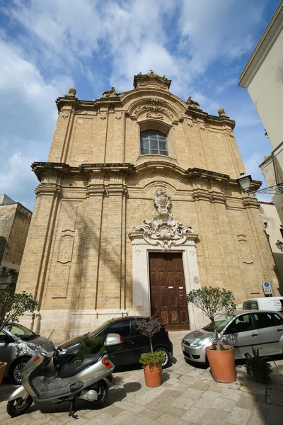 巴洛克式教堂在意大利巴里，中心 — 图库照片