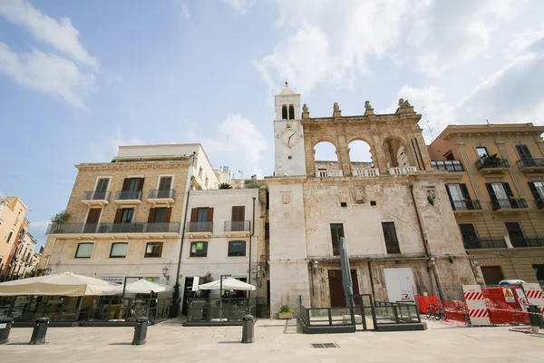 Piazza Ferrarese in the center of Bari, Italy — Stock Photo, Image