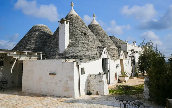 Trulli Alberobello, Puglia, İtalya — Stok fotoğraf