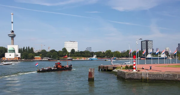 Vista sobre el centro de Rotterdam, Países Bajos —  Fotos de Stock