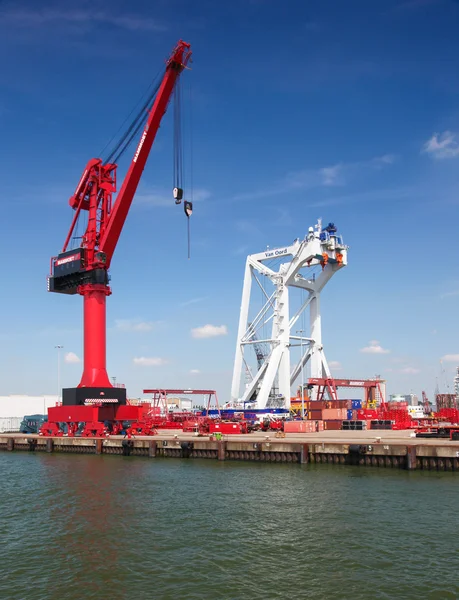 Port of Rotterdam, largest port in Europe — Stock Photo, Image