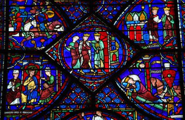 Vitray Charlemagne, Chartres Katedrali