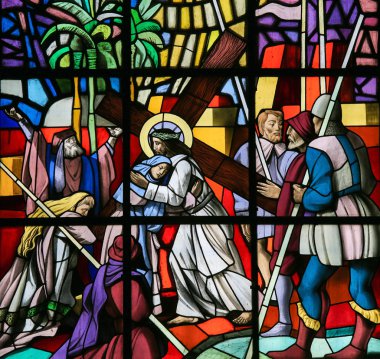 VIA Dolorosa - vitray İsa