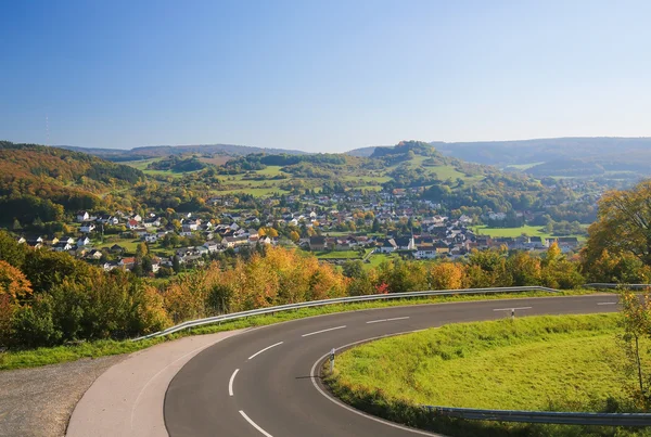 Χωριό της επαρχίας Vulkaneifel στη Γερμανία — Φωτογραφία Αρχείου