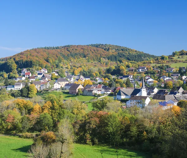 Χωριό της επαρχίας Vulkaneifel στη Γερμανία — Φωτογραφία Αρχείου