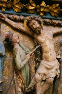 İsa ve Leon, İspanya Katedrali, Saint Longinus heykeli