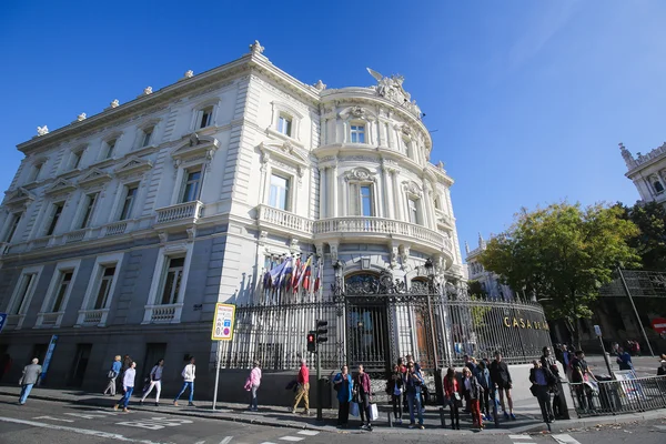 Paleis van Linares in Madrid, Spanje — Stockfoto