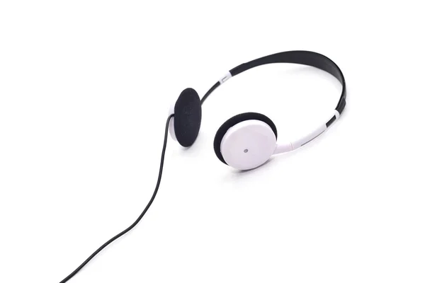 Auriculares aislados en blanco —  Fotos de Stock