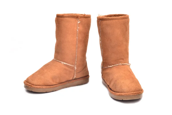 Botas de piel de oveja aisladas —  Fotos de Stock