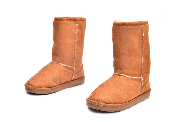 Botas de piel de oveja aisladas —  Fotos de Stock