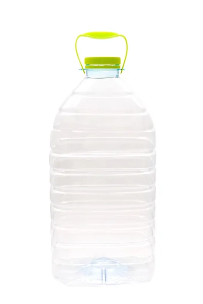 Große transparente Flasche mit Wasser — Stockfoto