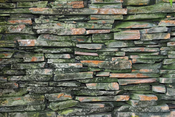 Padrão de superfície de parede de pedra de ardósia decorativa — Fotografia de Stock