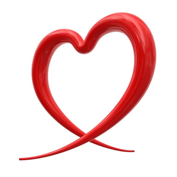 Abstract red heart — Stock Photo, Image