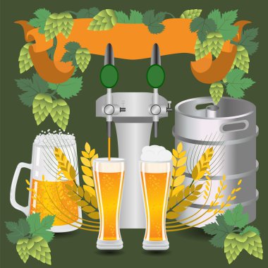 buğday ve şerbetçiotu bira gözlük