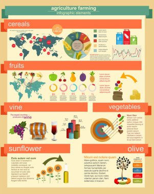 Tarım, tarım infographics
