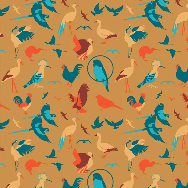Animals Birds background — Stock Illustration Animals Birds background Royalty Free Stock Vectors