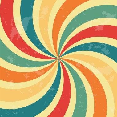 Vintage tasarım şablonu. Retro tarz resim. 