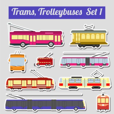 Dizi öğeleri tramvaylar ve kendi INF oluşturmak için trolleybuses