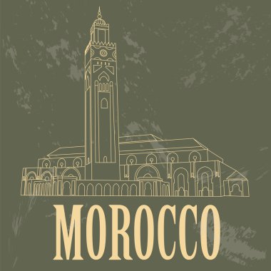 Fas Krallığı yerler. Casablanca'Hassan Iii Camisi