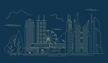 Great city map creator. Outline version. House constructor. Hous