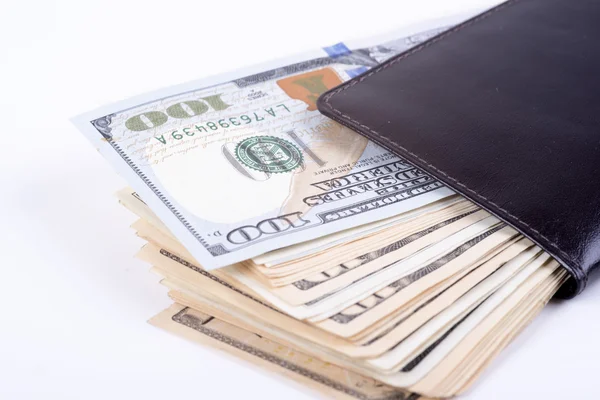 bir cüzdan dolar tam