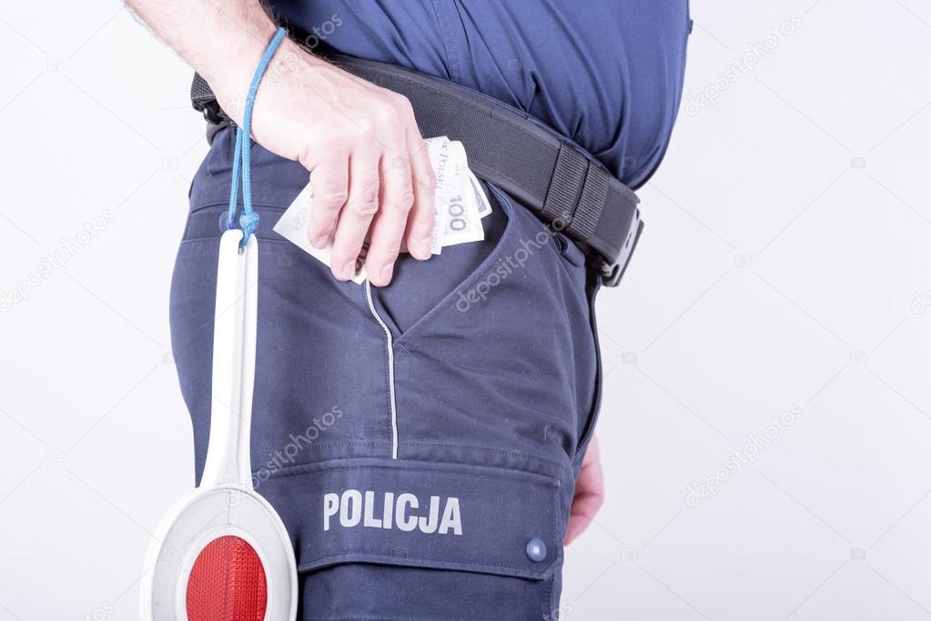 Polish policeman corrupt