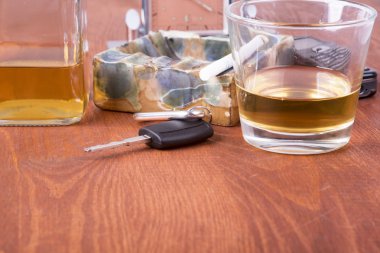 alkol, Araba, anahtarları, trajedi