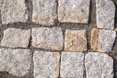 Sidewalk made of stones