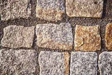 Sidewalk made of stones