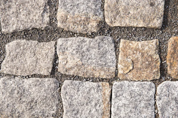 Sidewalk made of stones — Stok fotoğraf