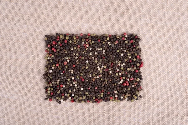 arka plan olarak renkli karabiber