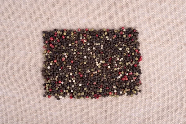 arka plan olarak renkli karabiber