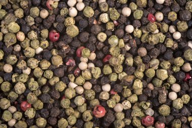 arka plan olarak renkli karabiber