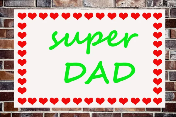 Card on the occasion of Father's Day — Stock Photo, Image