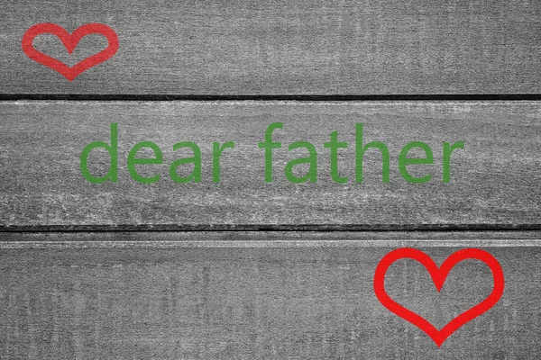 Card on the occasion of Father's Day — Stock Photo, Image